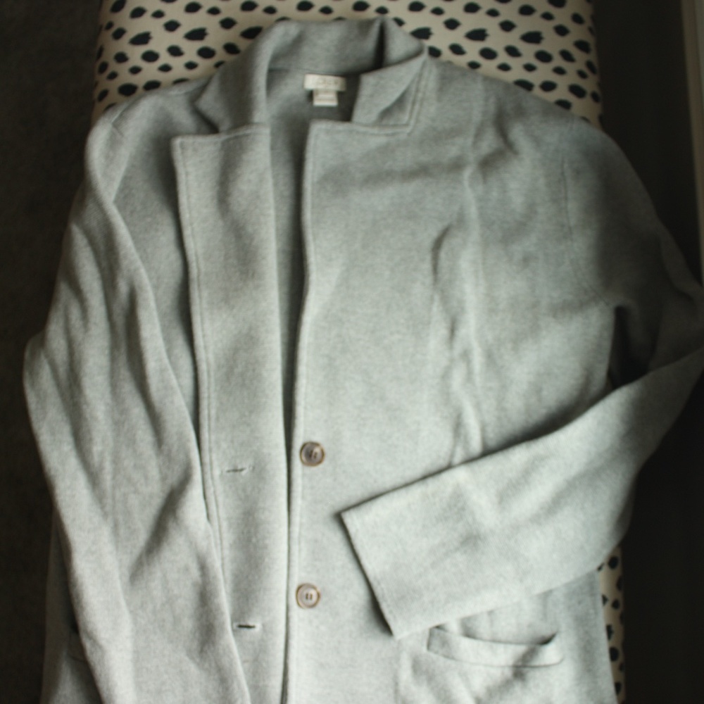 J. Crew sweater blazer